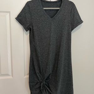 Grey t-shirt dress